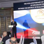 سفارة العراق في روسيا تحتفل بالذكرى الـ 75 لإقامة العلاقات الدبلوماسية بين البلدين